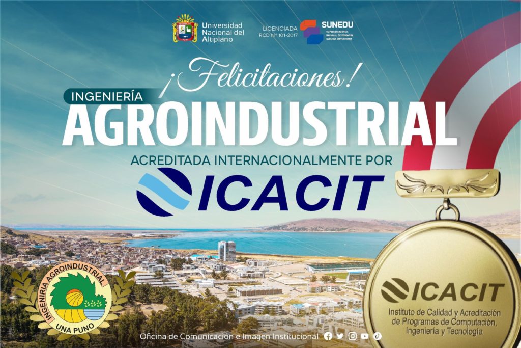 ICACIT es la primera institución latinoamericana admitida como miembro del Washington Accord, un acuerdo entre las más prestigiosas agencias de acreditación de ingeniería en el mundo además es miembro provisional del Seoul Accord, Sydney Accord y miembro de European Network for Accreditation of Engineering Education (ENAEE), International Federation of Engineering Education Societies (IFEES) e International Network for Quality Assurance Agencies (INQAAHE).
